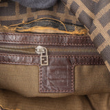 Fendi FF Monogram Baguette Buckle Shoulder Bag - vintageandkickz