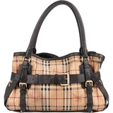Burberry Pleated Haymarket Check Kentoville Handbag