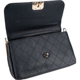 Chanel Stitching Leather CC Boy Single Flap Crossbody Bag