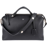 Fendi Black Leather By The Way Crossbody Handbag