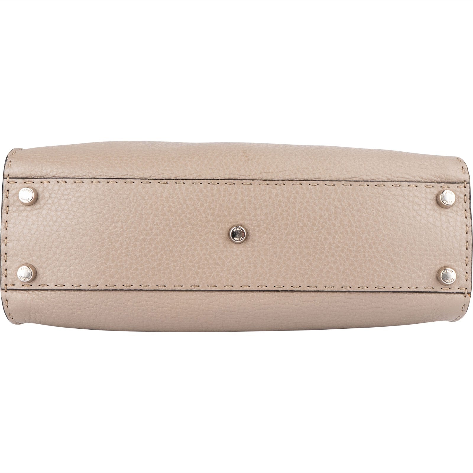 Fendi Selleria Leather Peekaboo Handbag - vintageandkickz