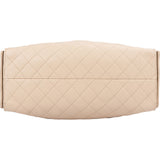 Chanel 25 Quilted Caviar Leather CC Maxi Drawstring Shoulder Bag