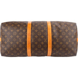 Louis Vuitton Monogram Canvas Keepall 50 Bandoulière Travel Bag