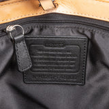 Coach Monogram Embossed Patent Leather Signature C Tote Handbag