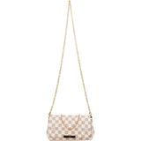 Louis Vuitton Monogram Damier Azur Canvas Favorite PM Crossbody Bag