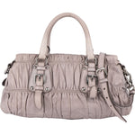 Prada Quilted Nappa Gaufre Satchel Handbag - vintageandkickz