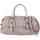 Prada Quilted Nappa Gaufre Satchel Handbag - vintageandkickz