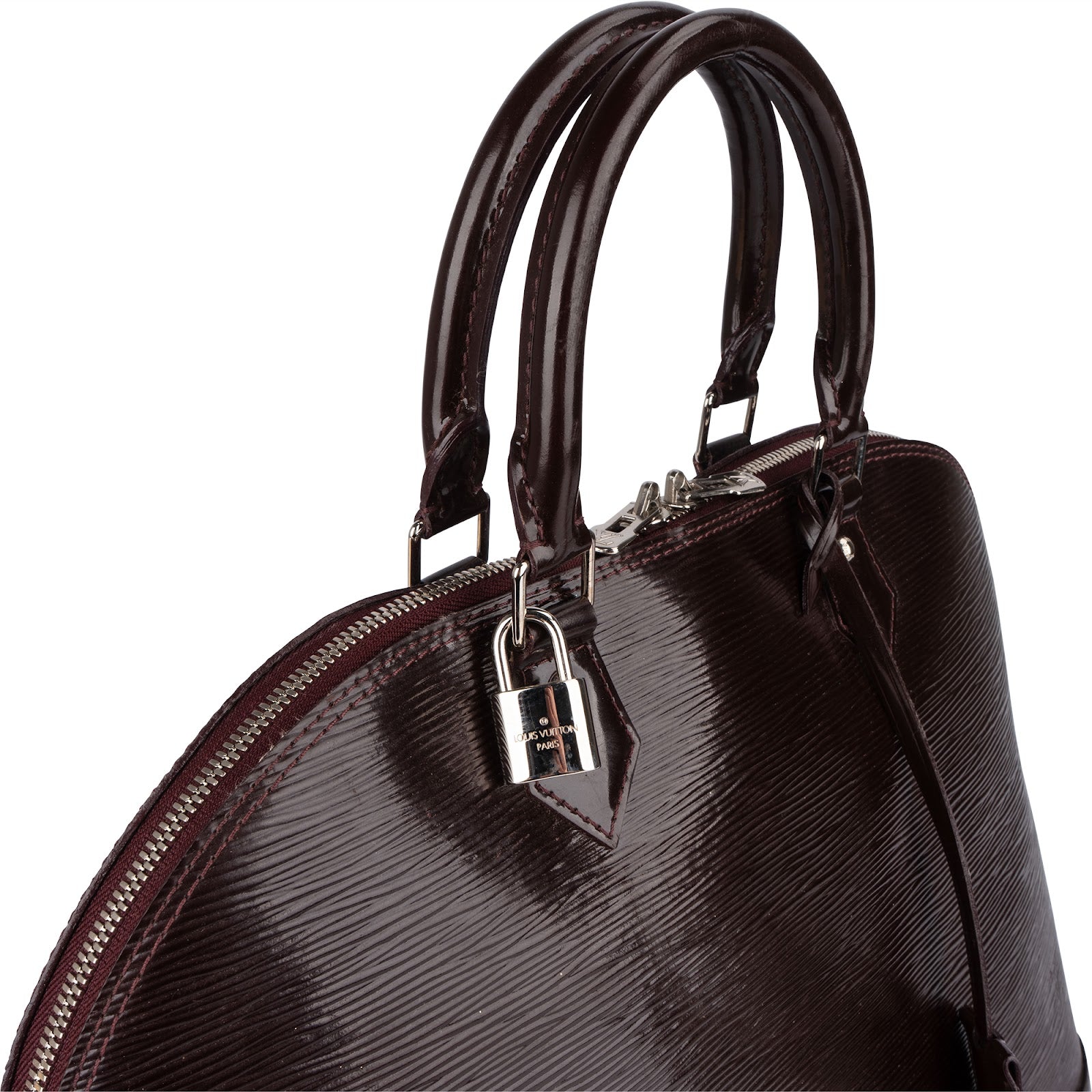 Louis Vuitton Prune Electric Epi Leather Alma GM Handbag - vintageandkickz
