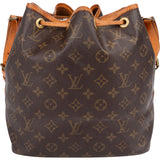 Louis Vuitton Monogram Canvas Sac Noé Petit Shoulder Bag