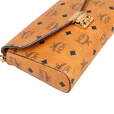 MCM Monogram Visetos Patricia Wallet on Chain Crossbody Bag