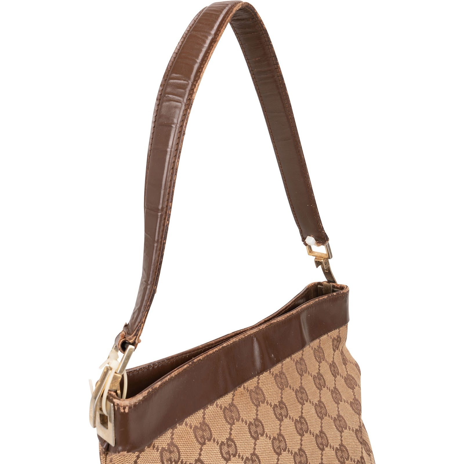 [🔄️B09 / F14] Gucci Monogram GG Canvas Shoulder Bag - vintageandkickz