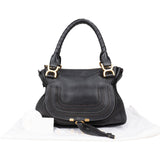 [🔄️B14 / F23] Chloé Grained Calfskin Medium Marcie Satchel Handbag - vintageandkickz