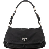 Prada Tessuto Nylon Triangle Flap Pocket Shoulder Bag