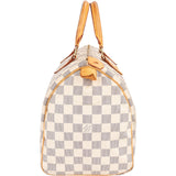 Louis Vuitton Monogram Damier Azur Speedy 30 Handbag