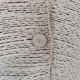 Chanel Sample White Tweed-Style Coat Jacket (FR 38 / DE 36)