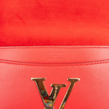 Louis Vuitton Rouge Leather Louise MM Crossbody Bag