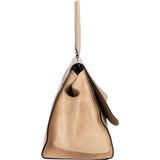 Céline Grained Calfskin Suede Trapeze Handbag