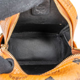 MCM Monogram Visetos Side Studs Stark Bebe Boo Mini Backpack