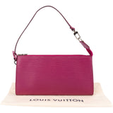 Louis Vuitton Fuchsia Epi Leather Pochette Accessoires Handbag