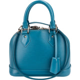 Louis Vuitton Blue Epi Leather Alma BB Handbag
