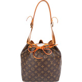 Louis Vuitton Monogram Canvas Sac Noé Petit Shoulder Bag