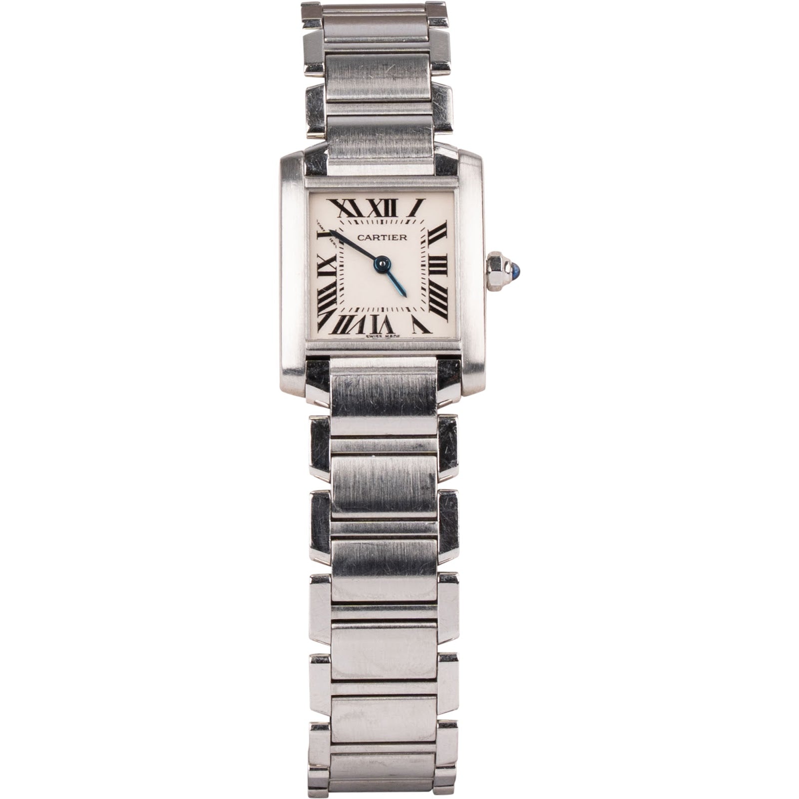 [🔄️B06 / F99] Cartier Tank Française Small Watch - vintageandkickz