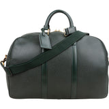 Louis Vuitton Green Taiga Leather Kendall 45 Bandoulière Travel Bag