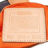 [🔄️B07 / F40] Coach Monogram Signature Canvas Demi Flap Bag Handbag - vintageandkickz