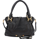 Chloé Grained Leather Marcie Hobo Handbag