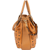 MCM Monogram Visetos Drawstring Hobo Handbag
