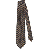 Gucci Allover Camel Pattern Silk Tie Krawatte