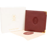 Must de Cartier Bordeaux Leather Bifold Billets Wallet