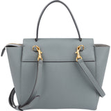 Céline Light Blue Grained Calfskin Leather Nano Belt Handbag