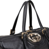 Gucci Leather Britt Boston Bag Handbag