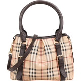 Burberry Nova-Check Monogram Haymarket Shoulder Bag