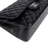 Chanel Quilted Lambskin Jumbo Double Flap Crossbody Bag