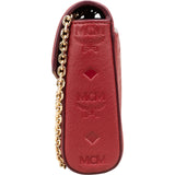 MCM Visetos Monogram Embossed Leather Millie Flap Crossbody Bag