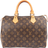 Louis Vuitton Monogram Canvas Speedy 30 Handbag