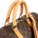 Louis Vuitton Monogram Canvas Keepall 50 Bandoulière Travel Bag