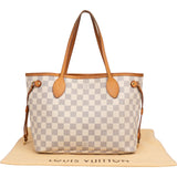 Louis Vuitton Monogram Damier Azur Neverfull PM Shoulder Bag