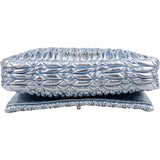 Miu Miu Metallic Matelassé Nappa Leather Crystal Embellished Crossbody Bag