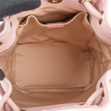 MCM Pink Monogram Visetos Mini Drawstring Crossbody Bag?