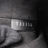 Louis Vuitton Noir Leather Pochette Jour PM Clutch