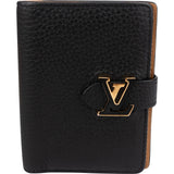 Louis Vuitton Grained Taurillon Leather Capucines Compact Wallet