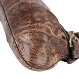 Salvatore Ferragamo Python Marisa Satchel Shoulder Bag