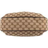 Gucci Monogram GG Canvas Sherry Line Web Stripe Hobo Shoulder Bag
