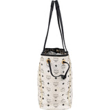 MCM Monogram Visetos Reversible Liz Tote Shoulder Bag