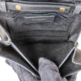 Yves Saint Laurent Black Leather Small Chyc Y Crossbody Bag