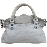 Balenciaga Grey Leather Classic City Handbag