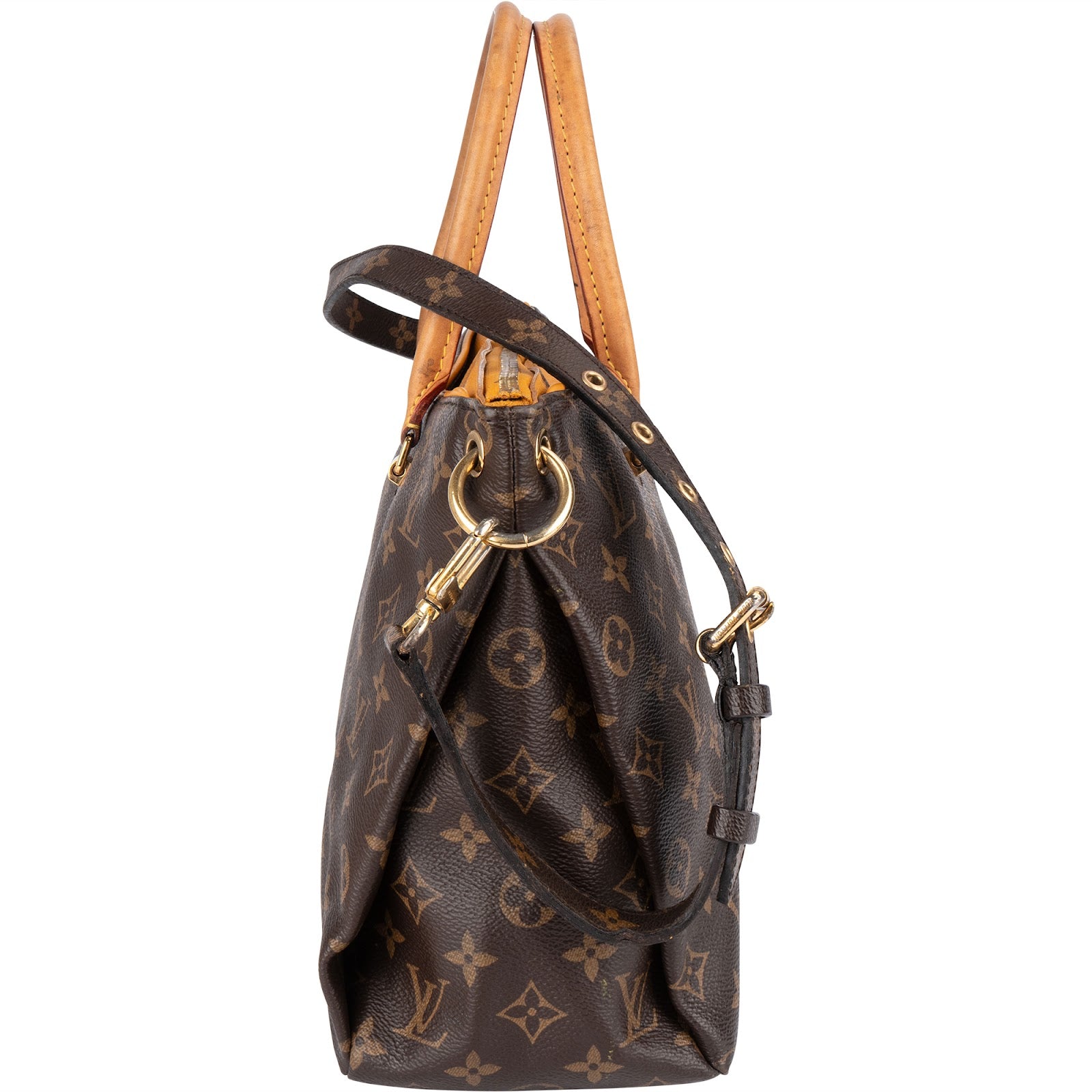 Louis Vuitton Monogram Canvas Pallas MM Handbag - vintageandkickz